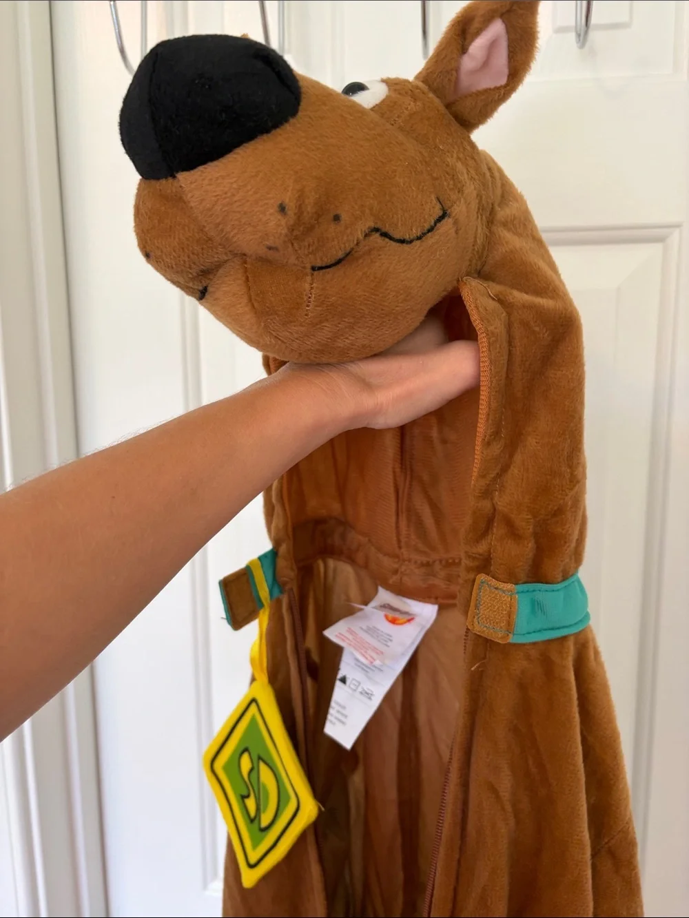 RUBIES’ Scooby-Doo TODDLER Costume with paws!! Collar and ID Tag